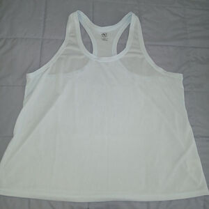 Women's Athletic Works Light Blue DriWorks Tank Top Plus Size XXL